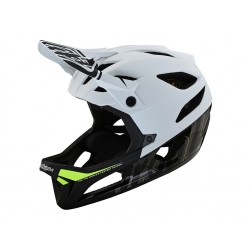 Troy Lee Designs Stage Mips Branco/Preto/Verde - Envio em 24h