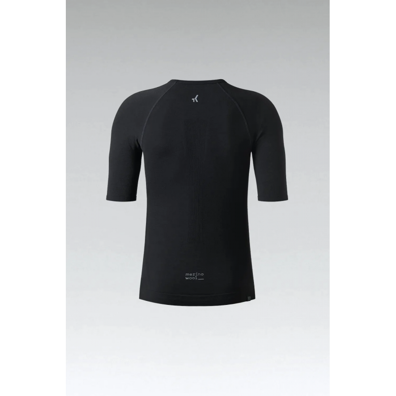 Gobik Winter Merino Coal hombre manga corta camiseta interior