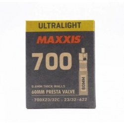 Haste de válvula fina Maxxis Ultralight 700x25/32c 60mm - Envio em 24h - Ofertas especiais