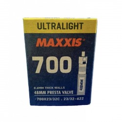 Maxxis Ultralight 700x23/32c 48mm válvula fina - Frete 24h - ofertas