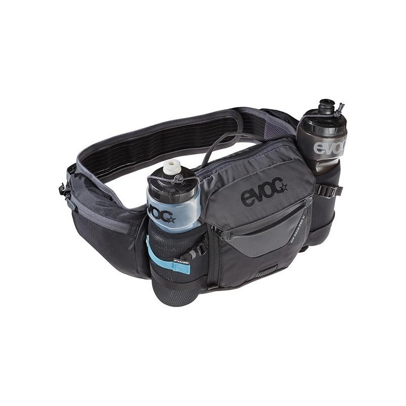 Evoc Bolsa de Hidratação Hip Pack Pro 3 + 1,5L Preta/Cinza - Envio em 24h