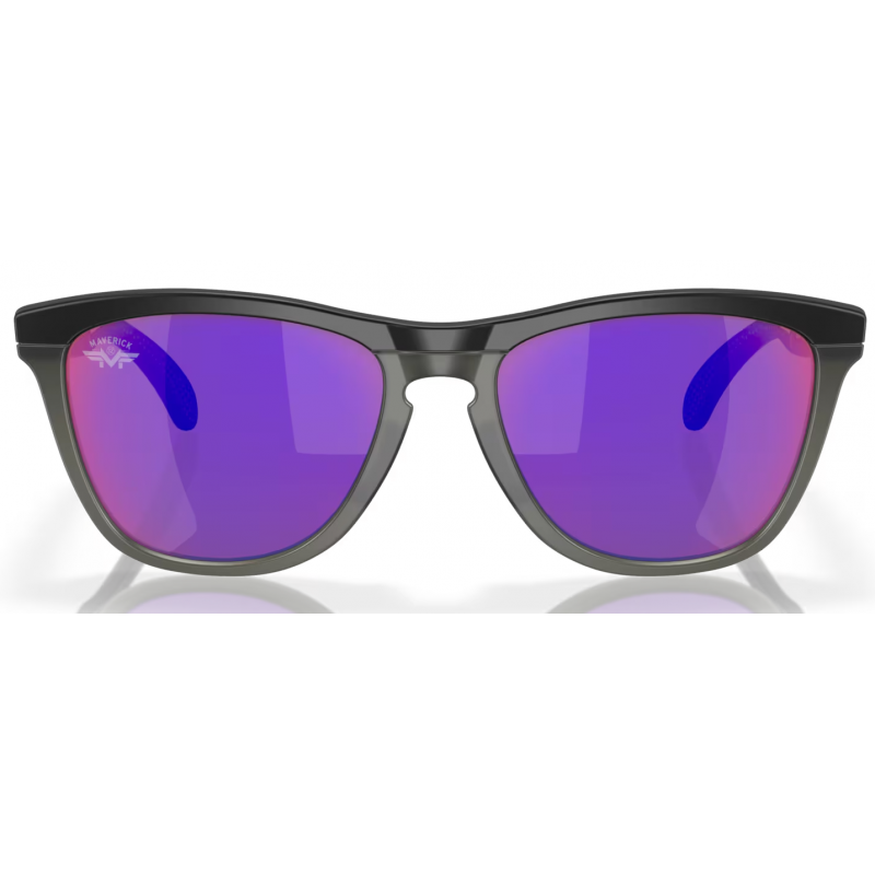 Oakley Frogskins Gama Maverick Vinales Matte Black/Matte Grey Smoke Lente Prizm Road