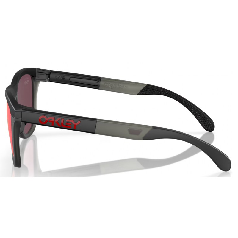 Oakley Frogskins Gama Maverick Vinales Matte Black/Matte Grey Smoke Lente Prizm Road