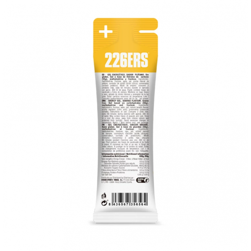 226ERS High Fructose Gel 80g – Energía con Fructosa para Deportistas