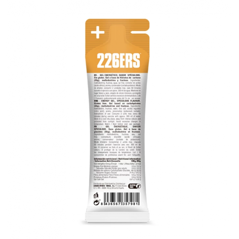 226ERS High Fructose Gel 80g – Energía con Fructosa para Deportistas