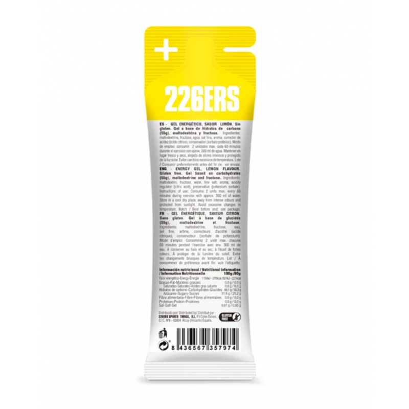 226ERS High Fructose Gel 80g – Energía con Fructosa para Deportistas