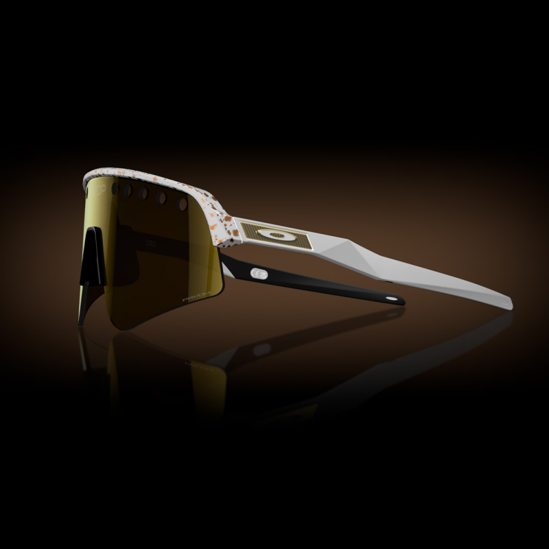 Oakley Sutro Lite Sweep Mathieu Van Der Poel Vermelho/dourado Salpicado Lente Prizm 24k Oo9465-3339