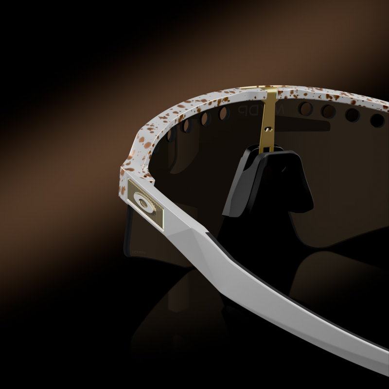 Oakley Sutro Lite Sweep Mathieu Van Der Poel Vermelho/dourado Salpicado Lente Prizm 24k Oo9465-3339
