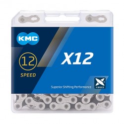 Kmc X12 12v 126esl corrente preta/prata - envio 24h