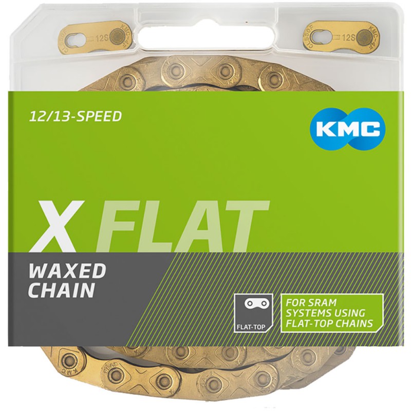 Kmc X Flat Tin Gold Waxed de 12/13 velocidades corrente - envio 24h