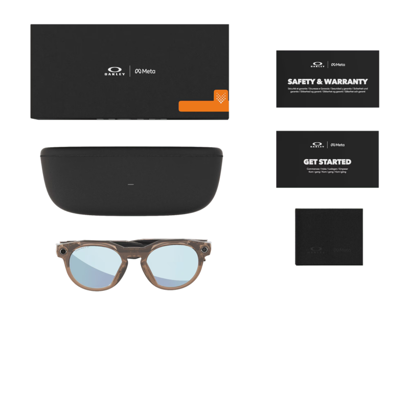 OAKLEY META HSTN BROWN SMOKE LENTE PRIZM DEEP WATER POLARIZE