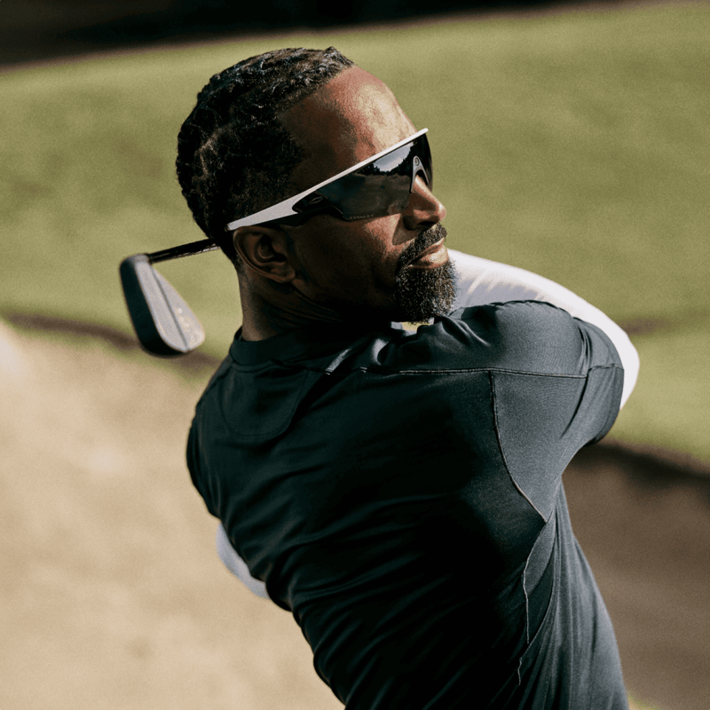 Oakley Objetivo Vanguard Lente Branca Prizm Preto OW8001-0552 | Óculos