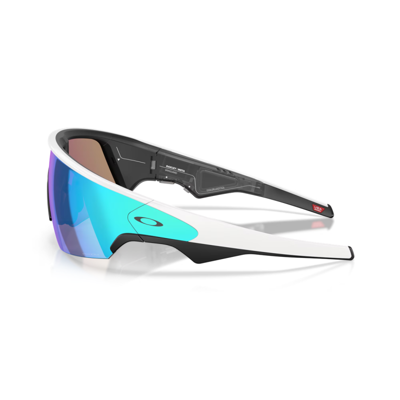 Oakley Meta Vanguard Branco com lente Prizm Sapphire OW8001-0652