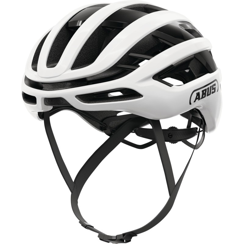 ABUS AirBreaker 2.0 Shiny White – Casco de carretera ligero