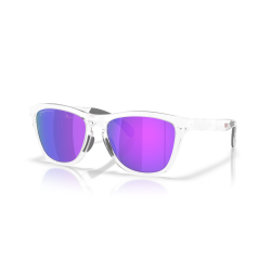 Oakley Frogskins Range XL matte clear Lentes prizm violet OO9503-0558