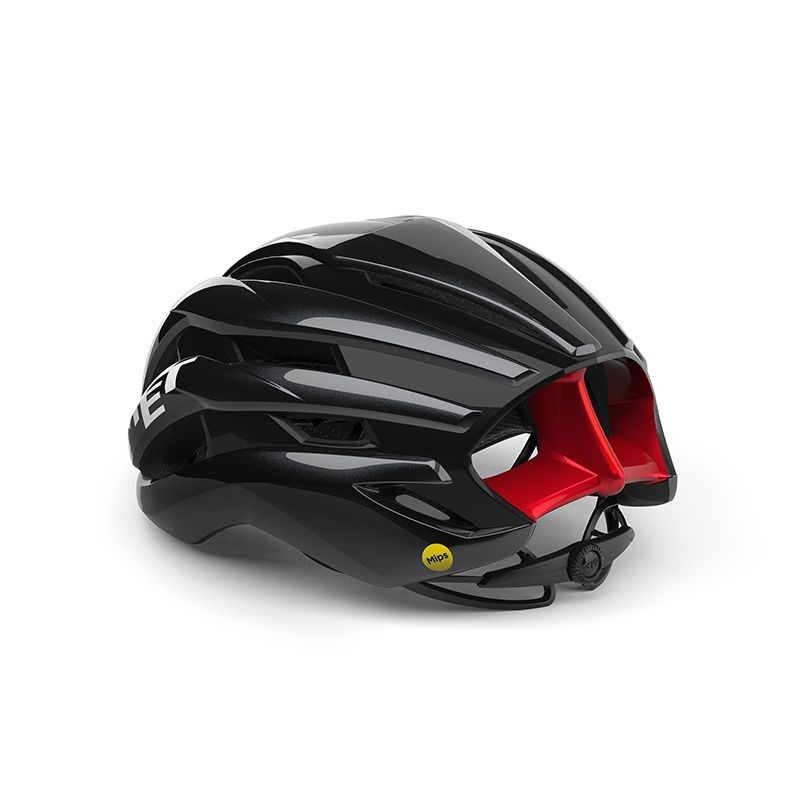 Met Trenta Mips preto/vermelho brilhante - envio em 24h