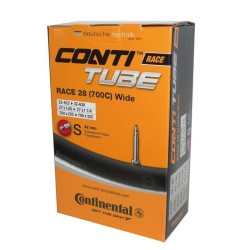 Continental Race 700x25-32 válvula presta 60mm cámara - envío 24h