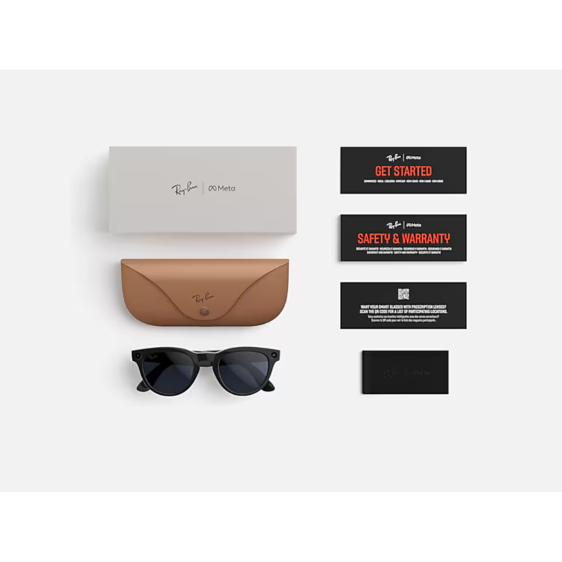 Ray-Ban Meta Wayfarer Gen 2 Matte Black lente Clear RW4012 601SSB 50