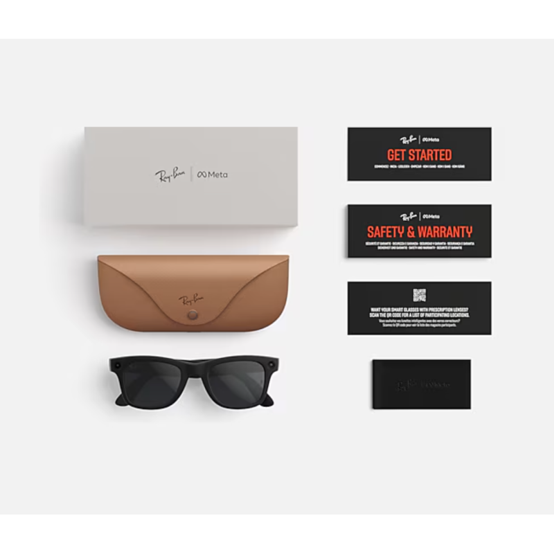 RAY-BAN META WAYFARER GEN 2 SHINY BLACK LENTE G15 GREEN