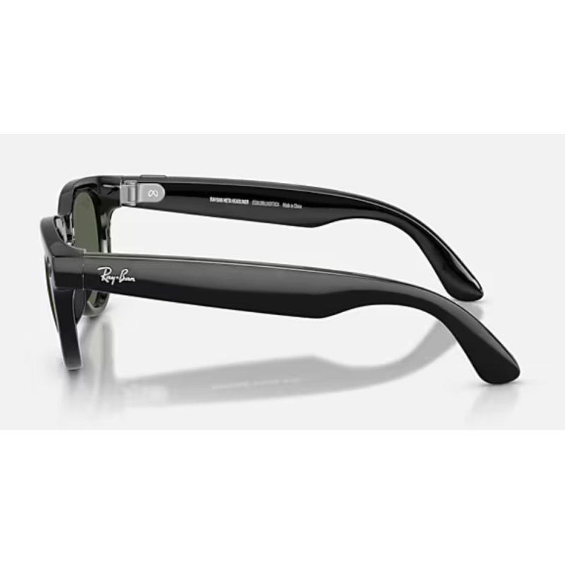 Ray-Ban Meta Headliner Gen 2 Brillante Negro Lentes G-15 verde