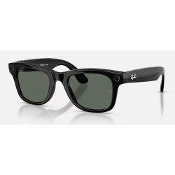 Ray-Ban Meta Wayfarer Gen 2 Brillante Negro lentes Transitions