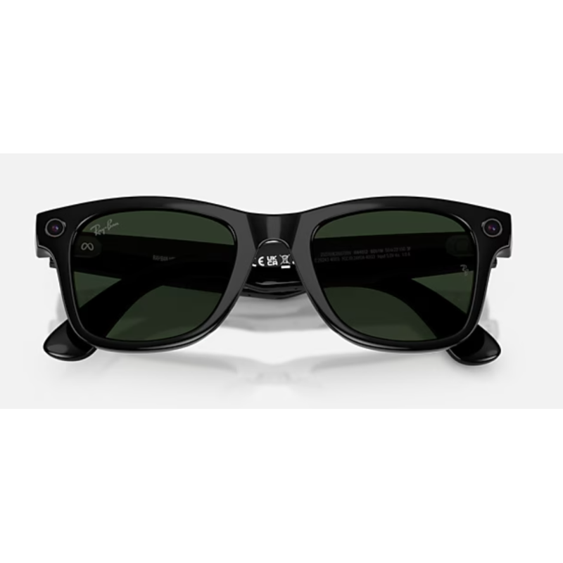 Ray-Ban Meta Wayfarer Gen 2 Brillante Negro lentes Transitions