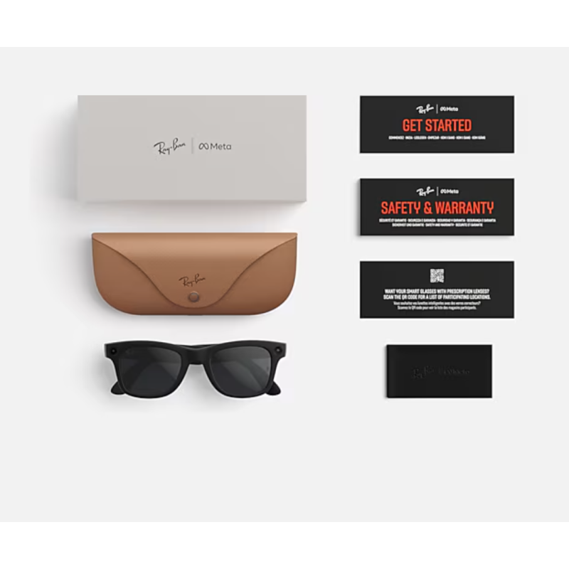 RAY-BAN META WAYFARER GEN 2 MATE NEGRO LENTES GRAFITO