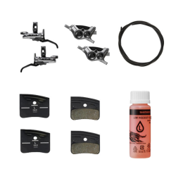 Kit de atualização de travões Shimano XTR 4 Pistões BL-M9220/BR-M9220