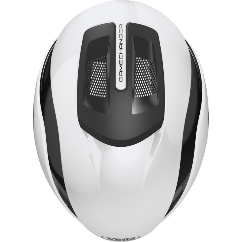 Abus GameChanger 2.0 Shiny White - Casco Aero de Carretera