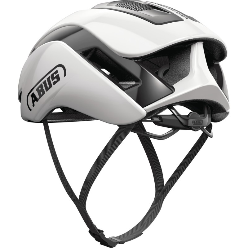 Abus GameChanger 2.0 Shiny White - Casco Aero de Carretera