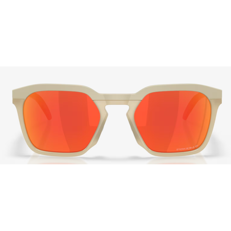 Oakley Hstn SQ Matte Sand lentes Prizm Ruby Polarized OO9533-0554