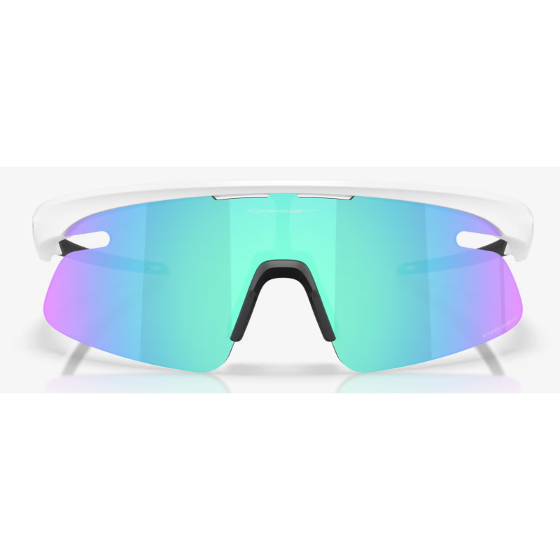 Oakley Rslv Lite branco fosco Lentes prizm sapphire OO9527D-0450