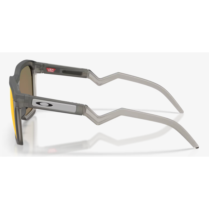 Oakley Hstn Sq Matte Grey Smoke com lentes Prizm Ruby OO9533-0254