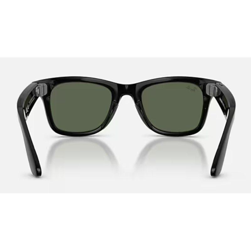 Ray-Ban Meta Wayfarer Gen 2 preto brilhante com lentes verde G-15 - oferta