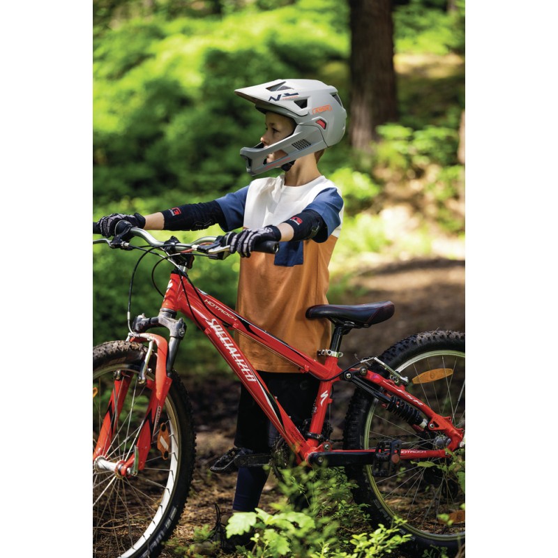 Capacete Abus Youdrop FF Ti Silver - envio em 24h