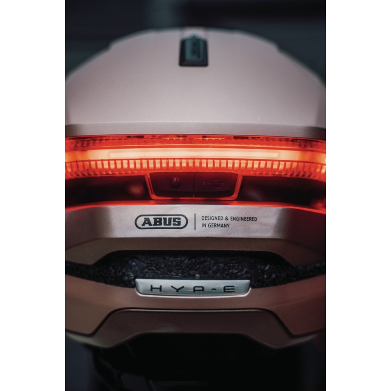 Abus Hyp-E Gleam silver capacete - entrega em 24h - melhores preços