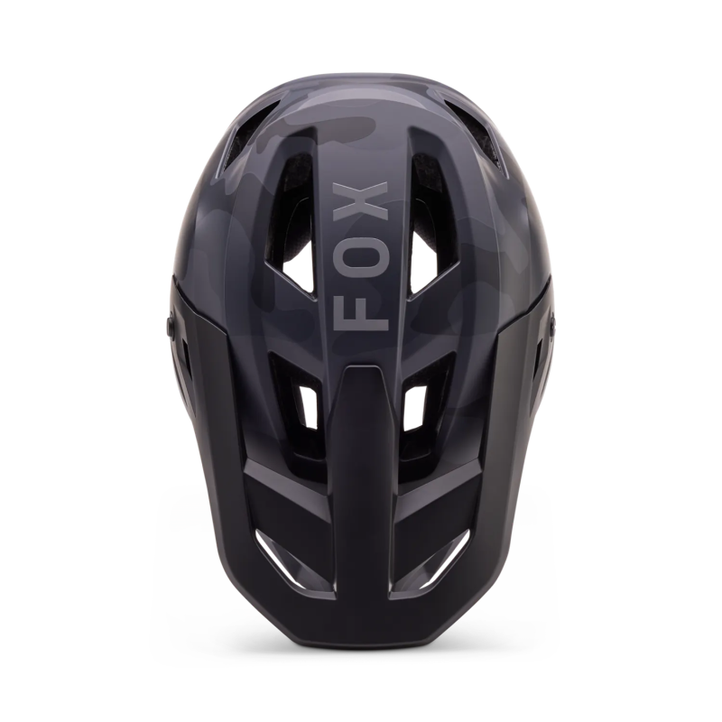 Fox Rampage Camo Preto Camuflado | Capacete MTB Integral