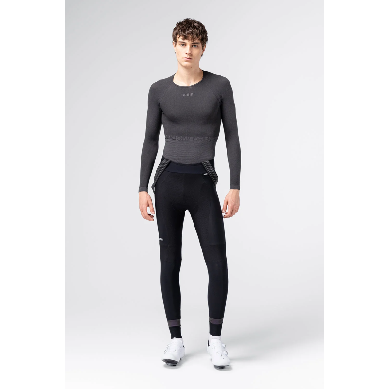 Gobik Limber Skin Basalt homem camiseta interior manga longa