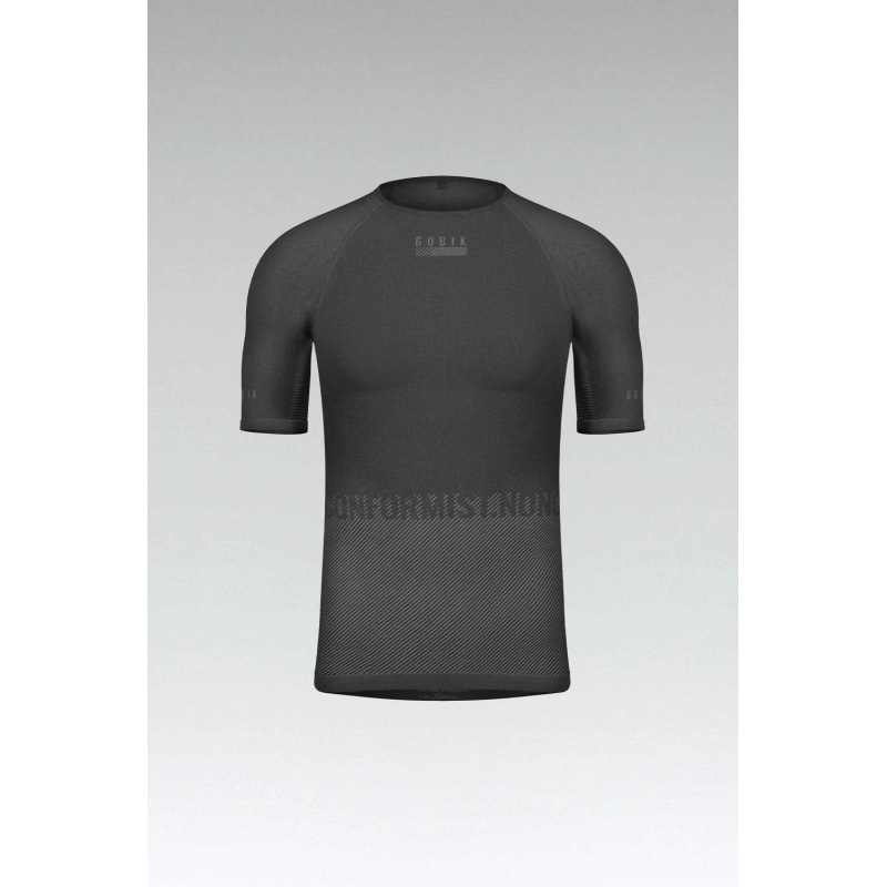 Gobik Limber Skin Basalt homem camiseta interior manga curta