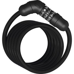 ABUS Star 4508C 150 cm negro Cable espiral con candado cable