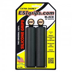 ESIGRIPS Punhos Pretos Volumosos Extras | Mejores Precios | Pedalmoto