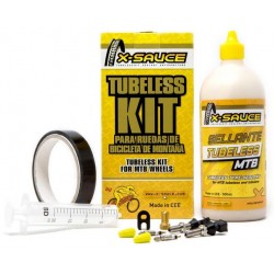 x-sauce Kit válvula fina MTB sem tubo 23mm - Envio 24h