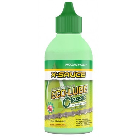 X-Sauce Ecolube 125ml lubricante biodegradable de cera para cadenas