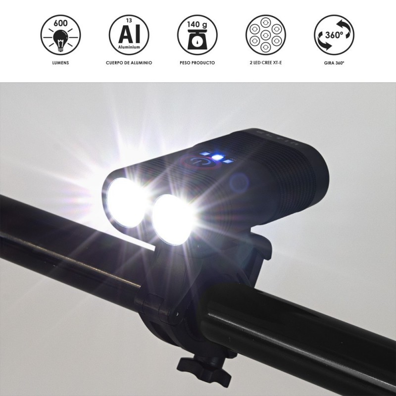 Eltin farol recarregável 600 luzes lumens - Melhores Preços