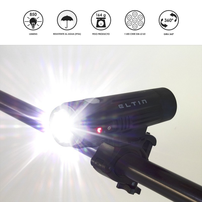 Eltin Farol Recarregável 850 Luzes de Lumens - Envio 24h