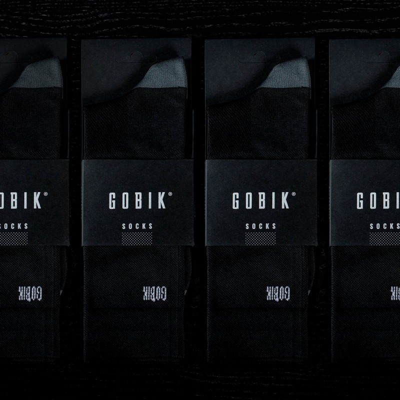 Gobik Iro 2.0 black Logo Unissexo meias - Envios 24h