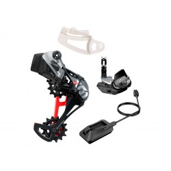 Sram Kit X01 Eagle AXS mudança vermelha +controlador Rocker+carregador de upgrade