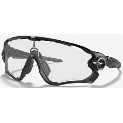 Oakley Jawbreaker Polido Preto fotocromórmico Lente preta clara