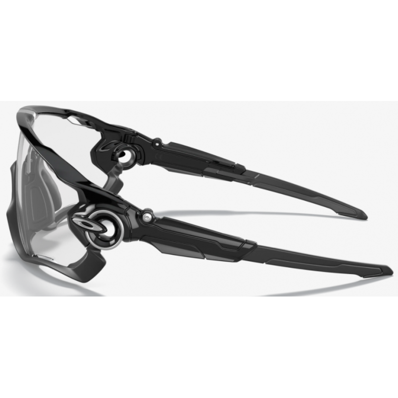 Oakley Jawbreaker Polido Preto fotocromórmico Lente preta clara
