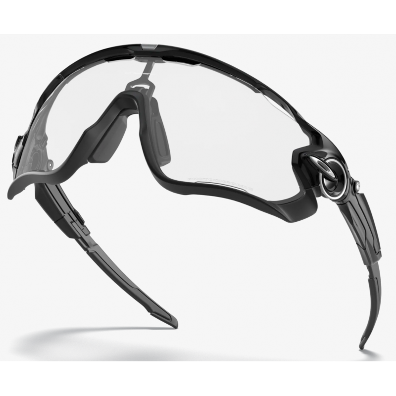 Oakley Jawbreaker Polido Preto fotocromórmico Lente preta clara